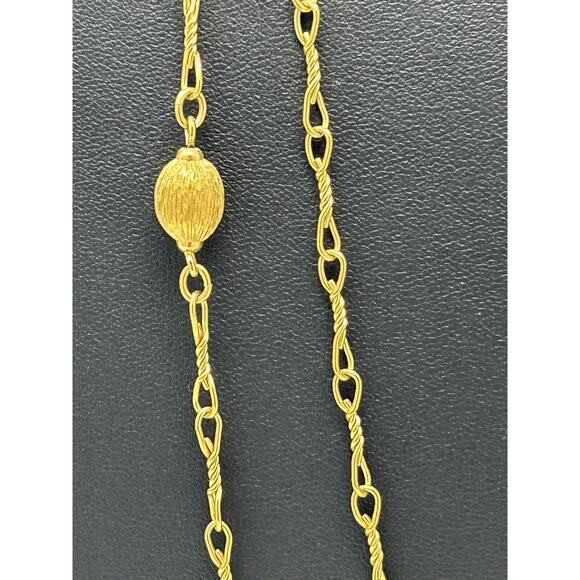 Monet Gold Tone Necklace - Picture 2 of 7